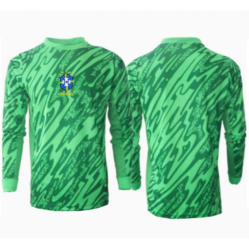 Maglia Calcio Brasile Portiere Prima Divisa Copa America 2024 Manica Lunga